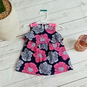 3mo Baby Girl Floral Dress with Diaper Cover New